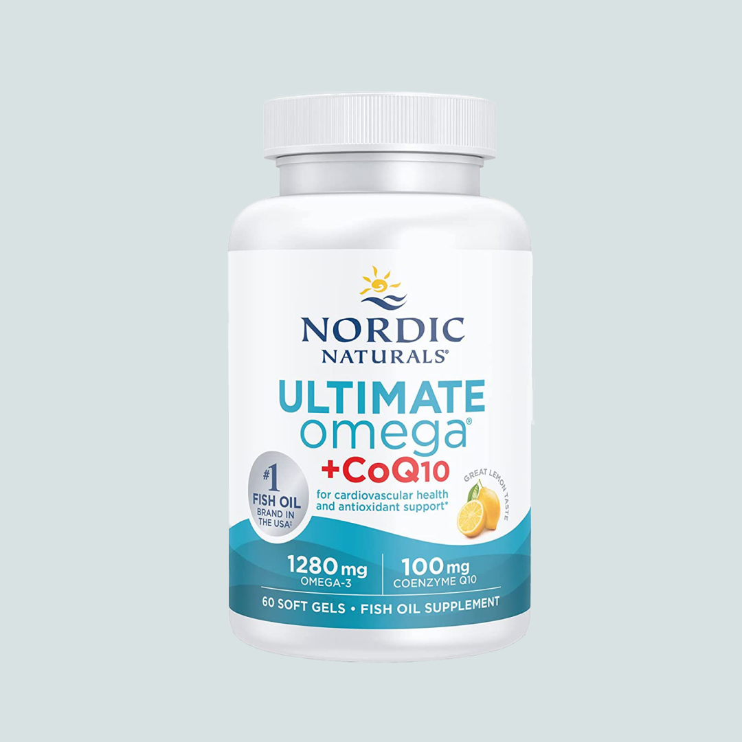 Nordic Naturals ultimate omega +CoQ10 - used during Nancy's nighttime routine