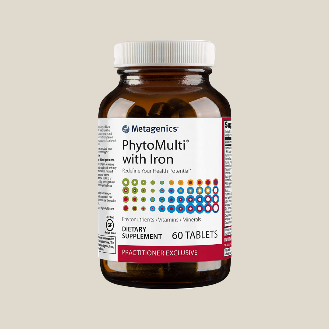 PhytoMulti with Iron - used during Nancy's nighttime routine