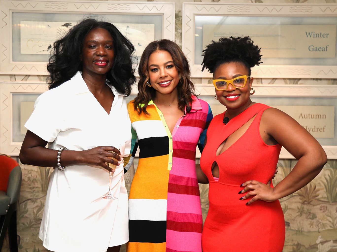 Nancy Twine, center, with 2 Black, female entrepreneurs, celebrate their professional excellence and inclusivity as a part of Black History Month.